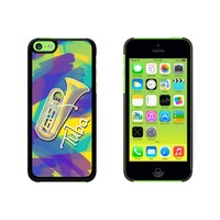 Tuba - Musical Instrument Music Brass Band Case For Apple Iphone 5c - Black Tuba - Musical Instrument Music Brass Band Case For Apple Iphone 5c - Black