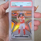 Panini Rookies & Stars 2024 Bo Nix Orange #108 Rookie PSA 10 Broncos /249