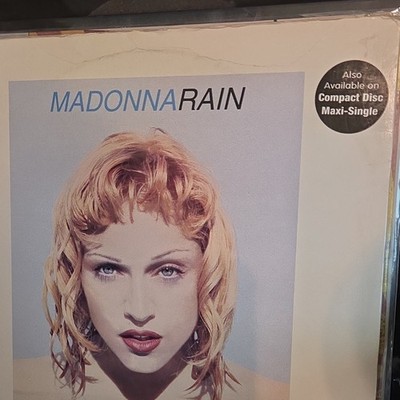 Madonna Rain 12'' Black Vinyl Single 33 RPM 1992 Maverick 0-40988