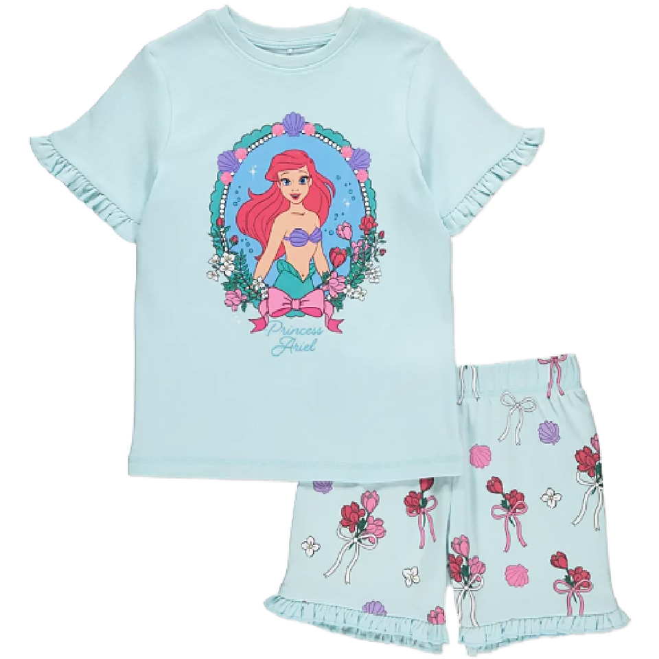 DISNEY PRINCESS Ariel Shortie Pyjama Set | eBay Australia