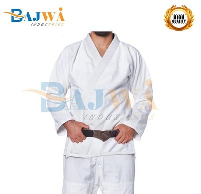 Premium White Karate Gi Uniform   Adult Martial Arts Training Suit