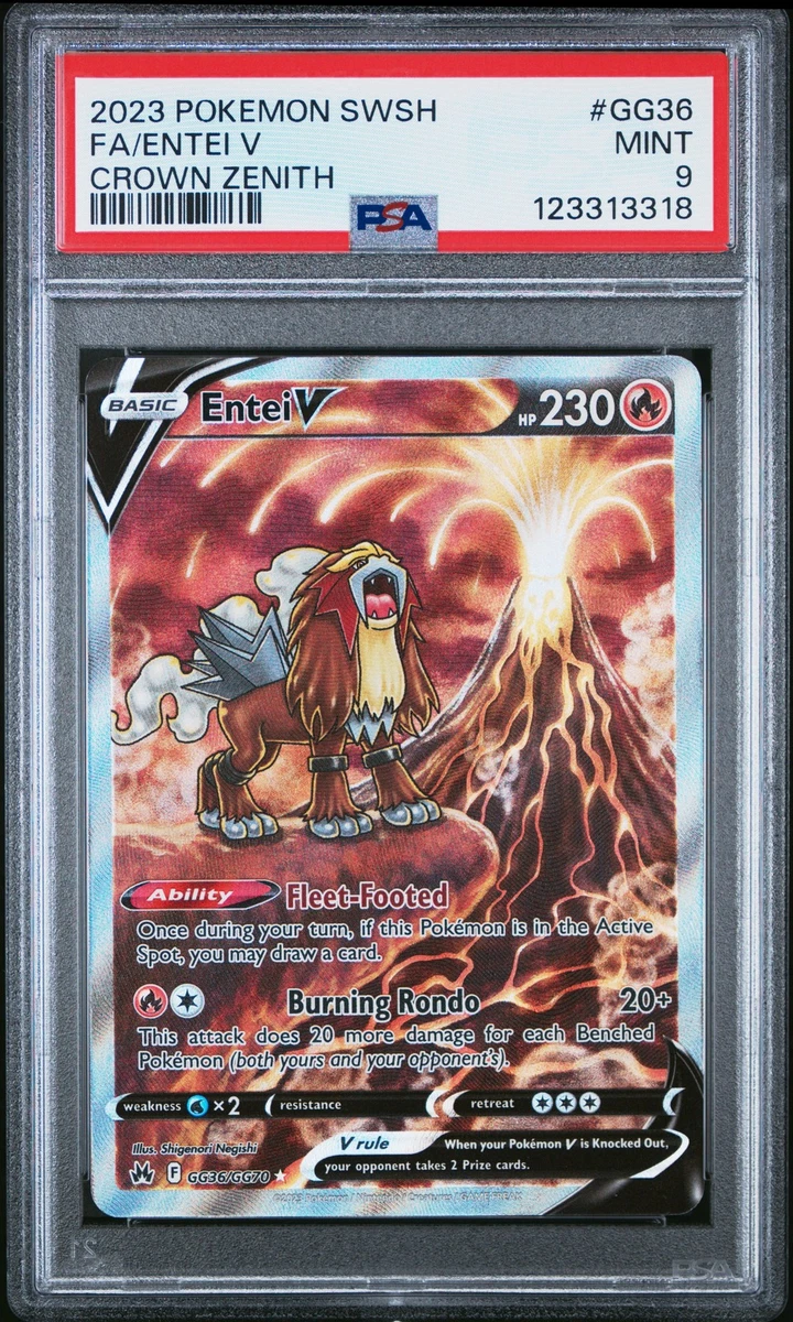 Entei Pokmon TCG Ultra Rare Individual Collectible Card Game Cards for sale  - eBay