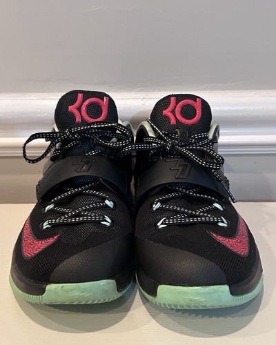 Nike Air Zoom KD 7 Shoes Bad Apple Youth Boys Size 5.5 Kevin Durant 669942-600 - Afbeelding 6 van 10