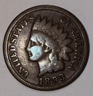 1893 Indian Head Cent Good Condition Penny 1c Cent - SV228