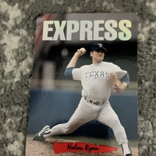 Leaf 1993 Triple Play Express Nolan Ryan #7 Insert Texas Rangers Baseball Card