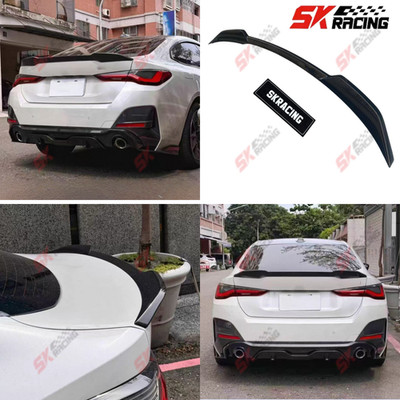 Wet/Dry Twill Carbon Fiber Rear Spoiler Wing Fits BMW 4 Series G26 i4 2022-2025