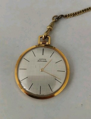 Wempe Zeitmeister Taschenuhr Vintage mit Uhrenkette 