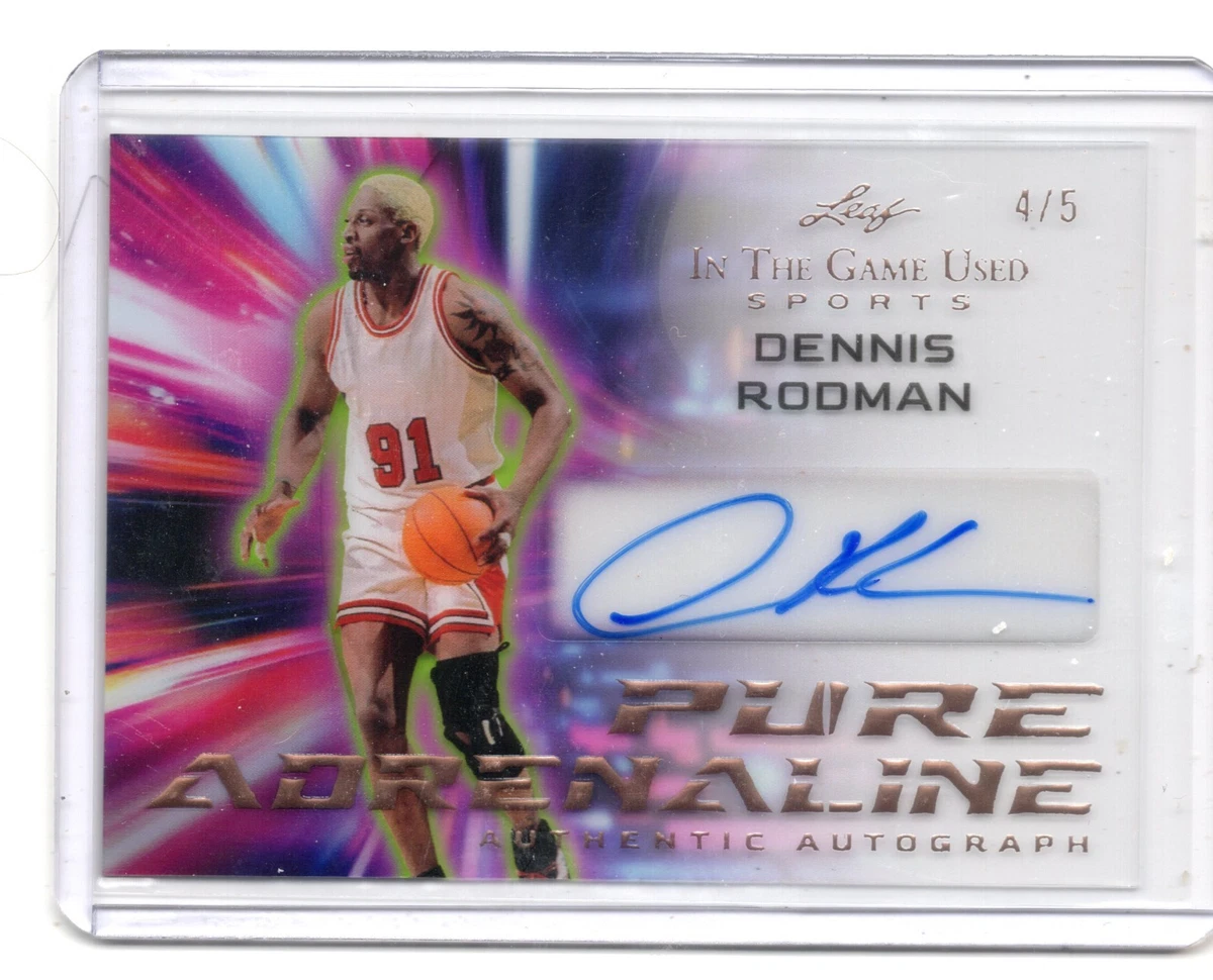 Dennis Rodman Autographed Basketball Trading Cards for sale | eBay
