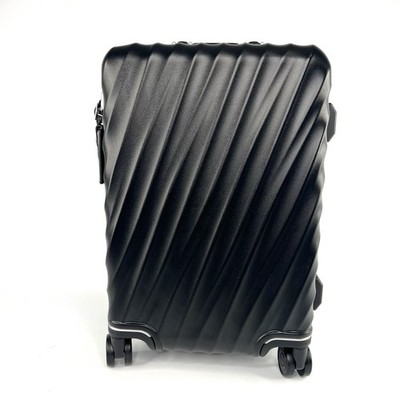 TUMI 19 Degree Polycarbonate Frame Opening 4 Wheeled Carry On Packing Case Black