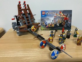 LEGO 7020  Army of Vikings w/Heavy Artillery Wagon 100% w/ manual, Mfigs. No box