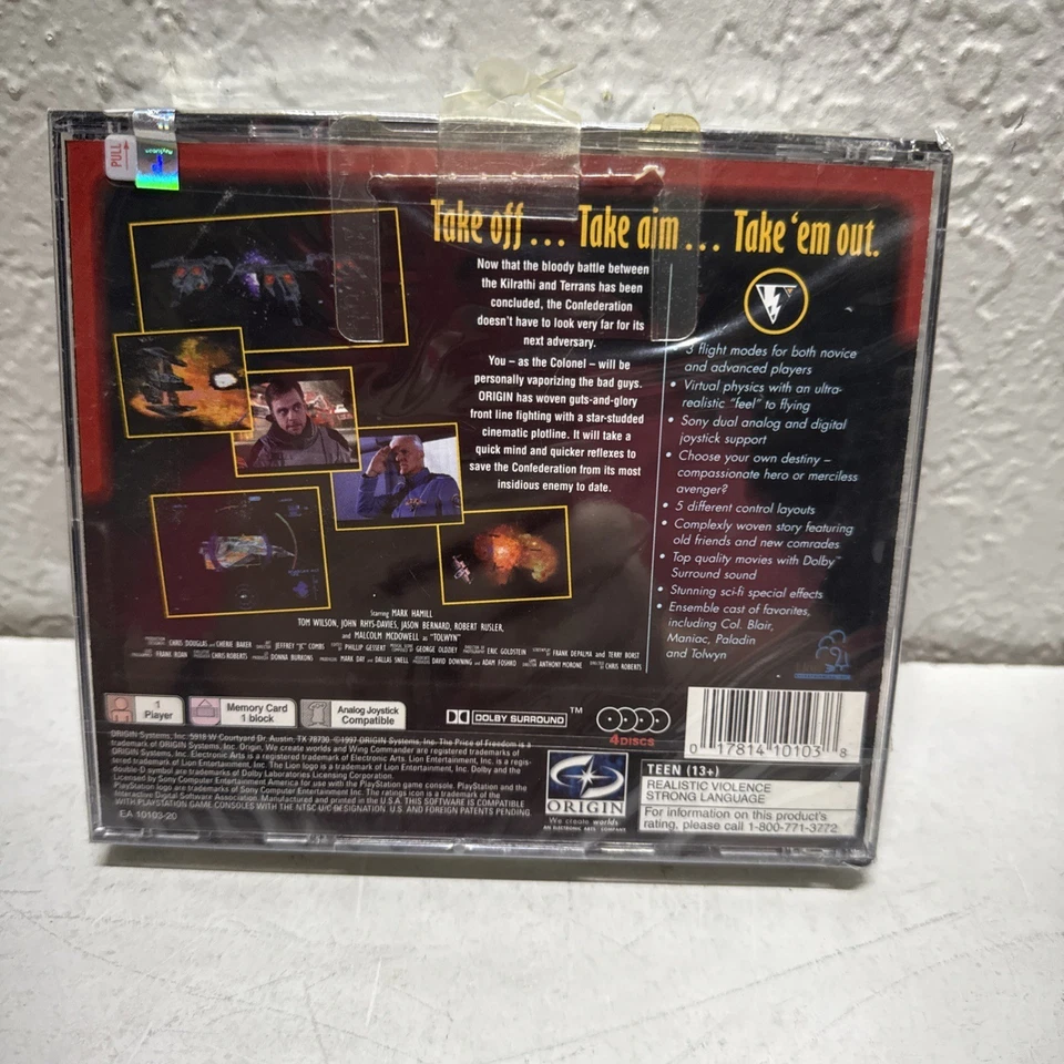 Wing Commander IV: The Price of Freedom - Playstation 1 PS1 - Sealed - Image 2 of 3