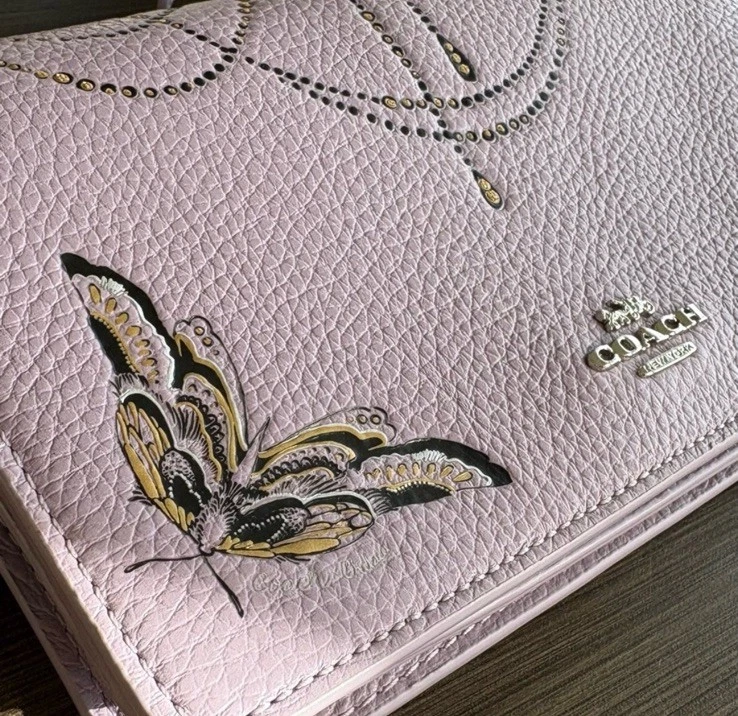 RARE HARD TO FIND USED Coach Chelsea Champlain Tattoo Hayden Foldover Crossbody - Image 3 of 4