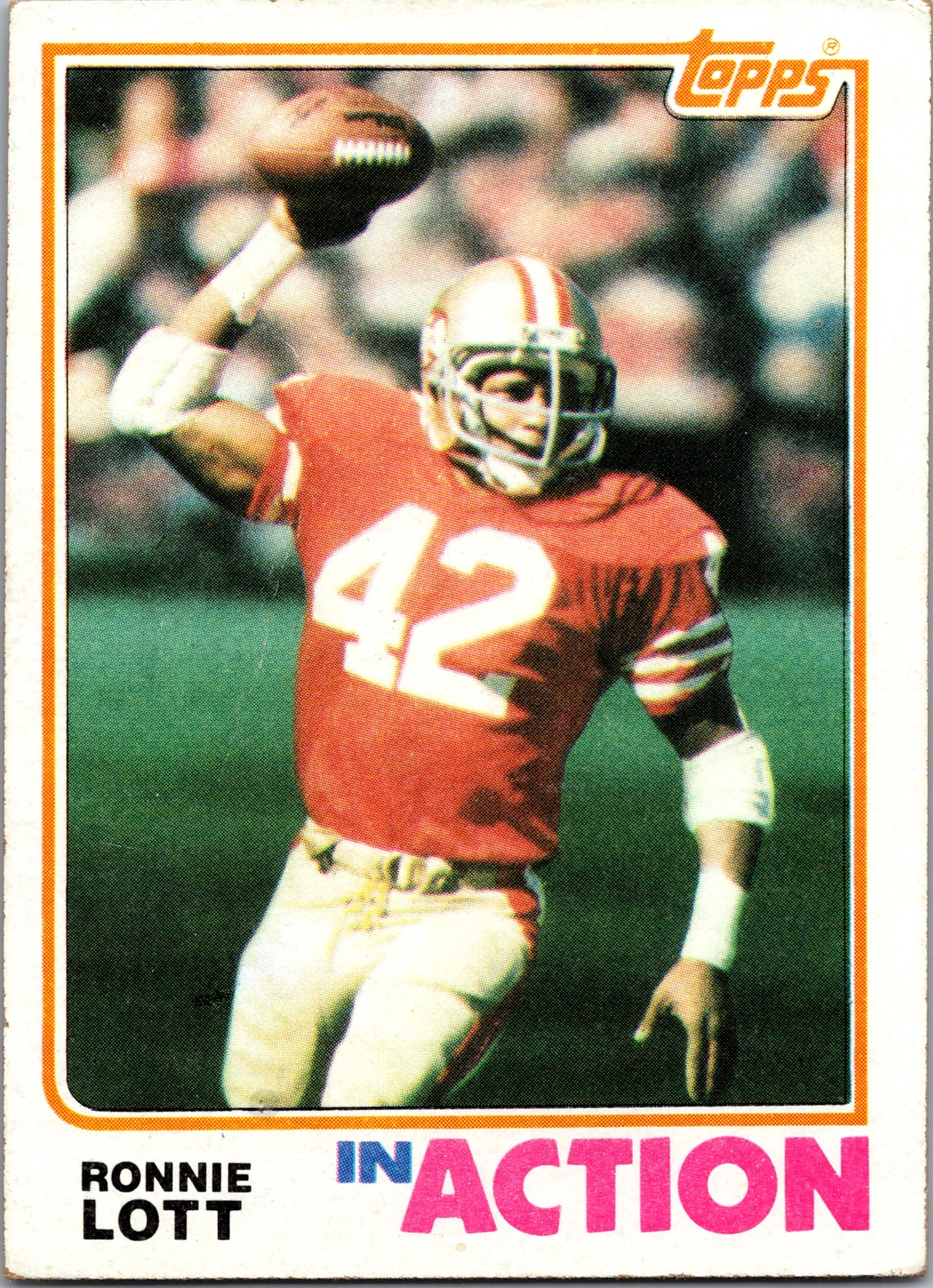 1982 Topps #487 Ronnie Lott