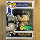 Funko Pop! Black Asta #1556, Black Clover, GITD, EE Exclusive, Animation