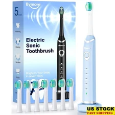 8 Replacement Brush Heads Kids U-Shaped W-Shaped DuPont Extra-Soft Bristles New