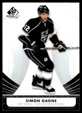 2012 SP Game Used Hockey Simon Gagne 56 Los Angeles Kings