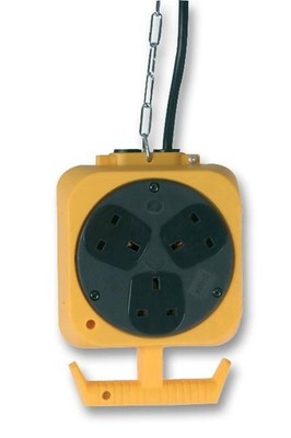 BRENNENSTUHL - 6 Socket ''Energy Cube'' on 3m Chain
