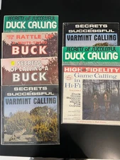 Hunting Game Predator Call 33RPM LP Record Vinyl Album, Some NEW, Johnny Stewart