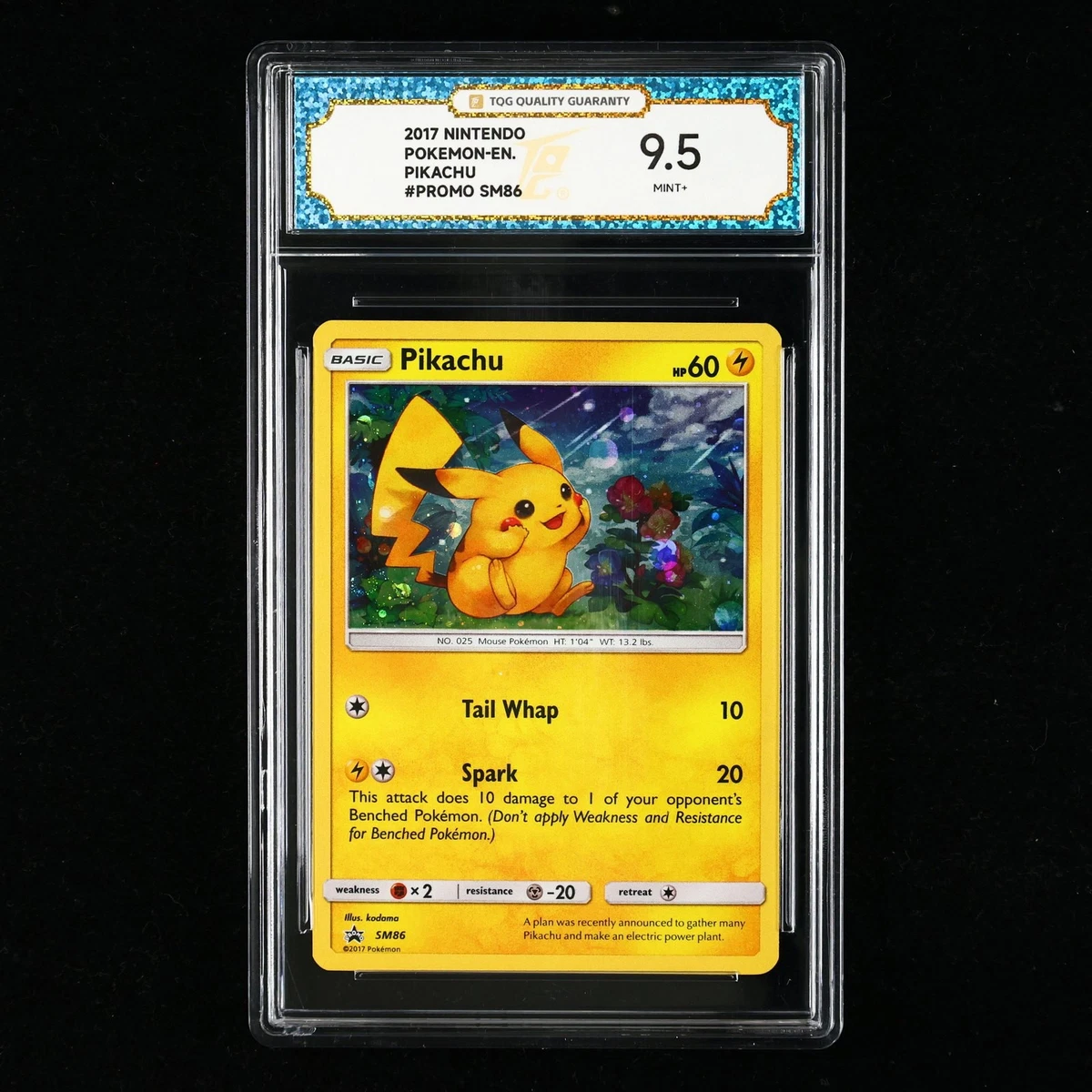 Pokémon Pikachu Grade 9.5 Pokémon TCG Individual Collectible Card
