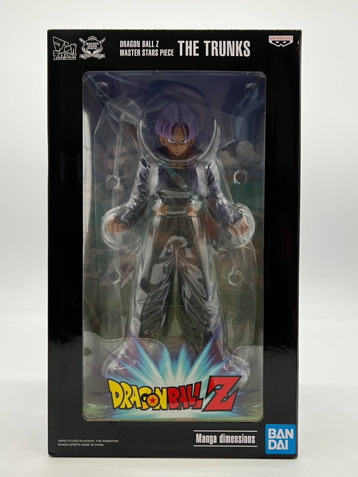Banpresto Dragon Ball Z Master Stars Piece Trunks Manga Dimensions Anime Figure