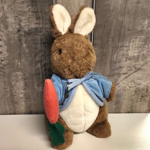 Vintage EDEN Furry Peter Rabbit Stuffed Animal 9” Beatrix Potter Classic Story