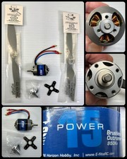 E-flite Power 15 Brushless Outrunner Motor 950kV EFLM4015A New w/ Extras