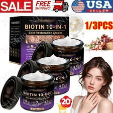 1-3PCS Biotin 10-in-1 Skin Restoration Cream, 2026 New Skin Treatment Cream US