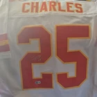 Jamaal Charles Kansas City Chiefs #25 Signed NFL Football Jersey BAS Auth