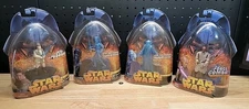  Lot Of 4 STAR WARS Action Figures AAYLA SECURA Mace Windu Plo Koon Zett Jukassa