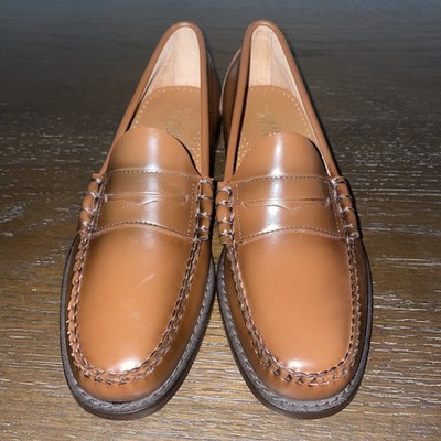 NEW G. H. Bass Men's Larson Weejuns Penny Loafer Leather Brown