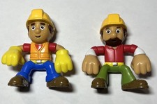 Lot of 2 Disney 2.5" Tall Handy Manny Mattel Toy Figures Tools 2009