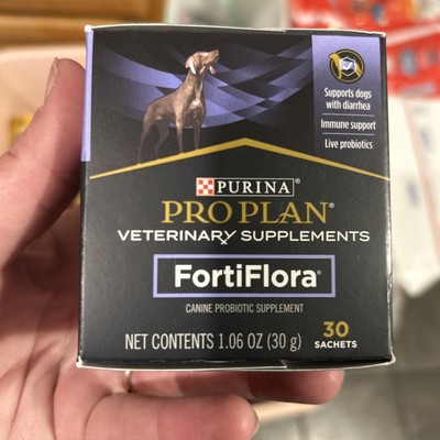 Purina Pro Plan Fortiflora Probiotics for Dogs 30 Sachets EXP 01/26