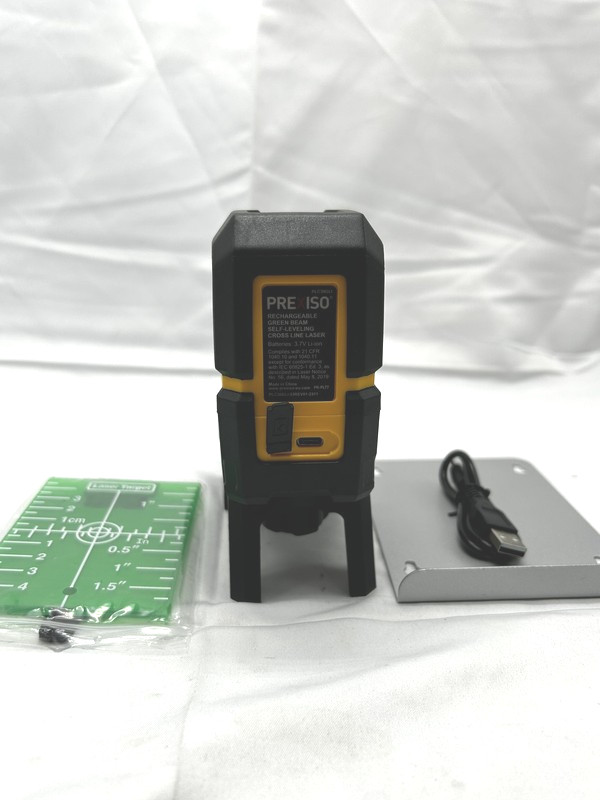 PREXISO Laser Level with Tripod – 100Ft Rechargeable Green Cross Line Level