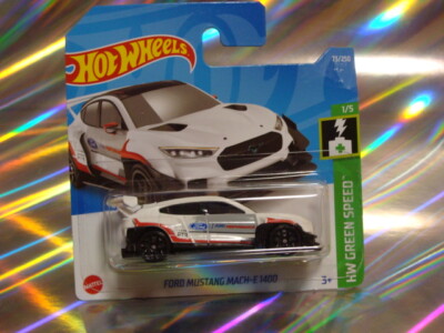 Hot Wheels Ford Mustang Mach-E 1400 / ´22 Green Speed 1/5 ovp/neu 1:64