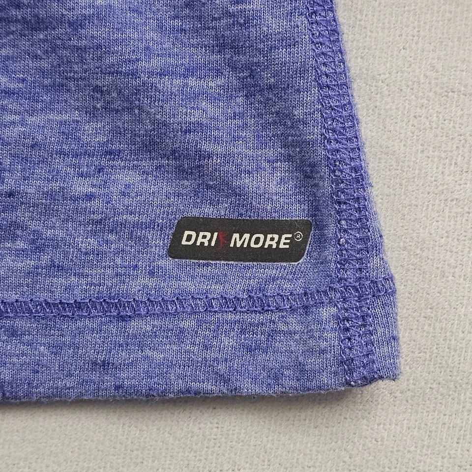 Camiseta para mujer Danskin Now púrpura manga larga calce holgado mezcla de algodón 2XL Foto 3 de 4