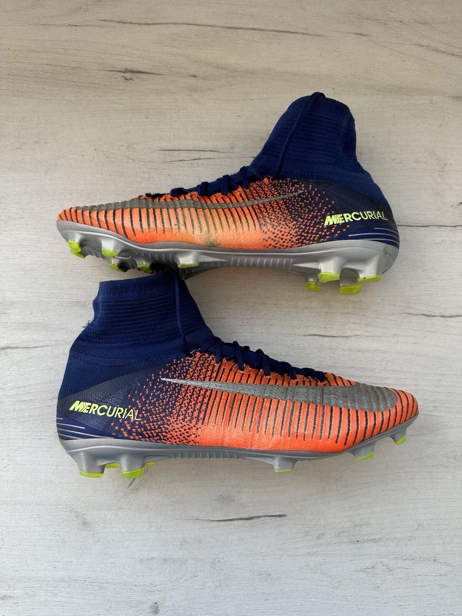 Nike Mercurial Superfly 5 DF FG Orange Navy Blue Football