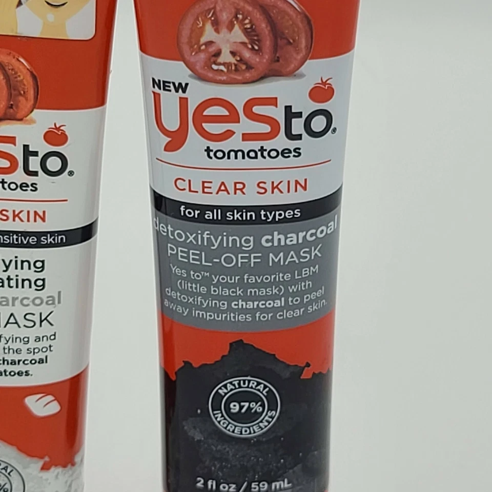 LOTE DE 3 - Máscara facial desintoxicante para pele clara Yes To To Tomatoes - Off - Imagem 4 de 4