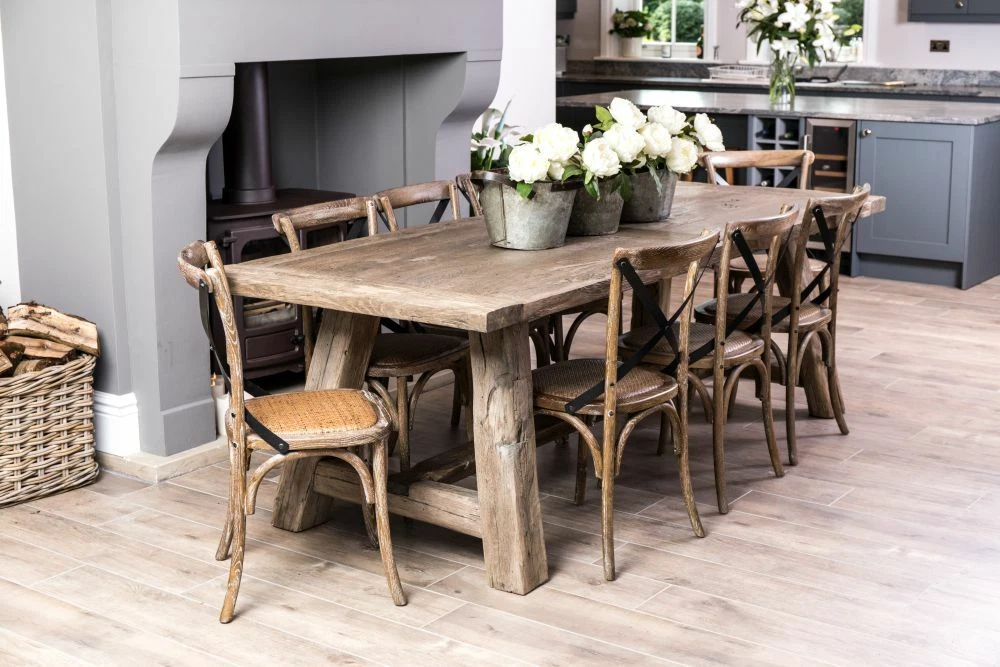 Rustic chic dining table deals