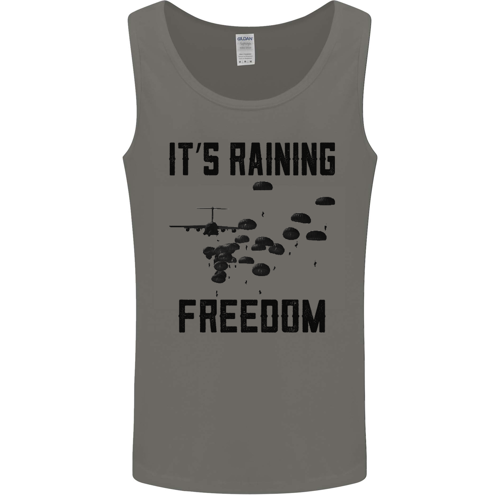 Freedom Parachute Regiment Para 1-4 & 10 Men's Military Vest Tank Top