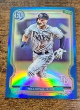 2020 Topps Gypsy Queen Chrome Box Topper Blue Refractor Austin Meadows /99 SSP