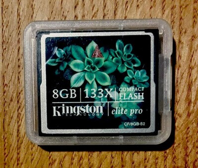 KINGSTON TECHNOLOGY CF/8GB-S2 RQAUS1 CF8GBS2 2gb compact flash elite pro