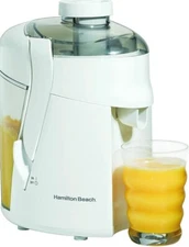 Hamilton Beach - HealthSmart Juice Extractor - White