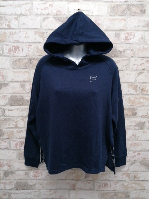 FILA Felpa con Cappuccio Cotone Maglione Felpa Donna M