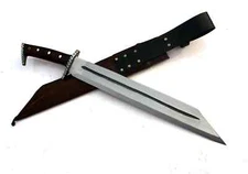 Hand Forged Hunting & Survival Seax Machete Full Tang For Camping & Hiking