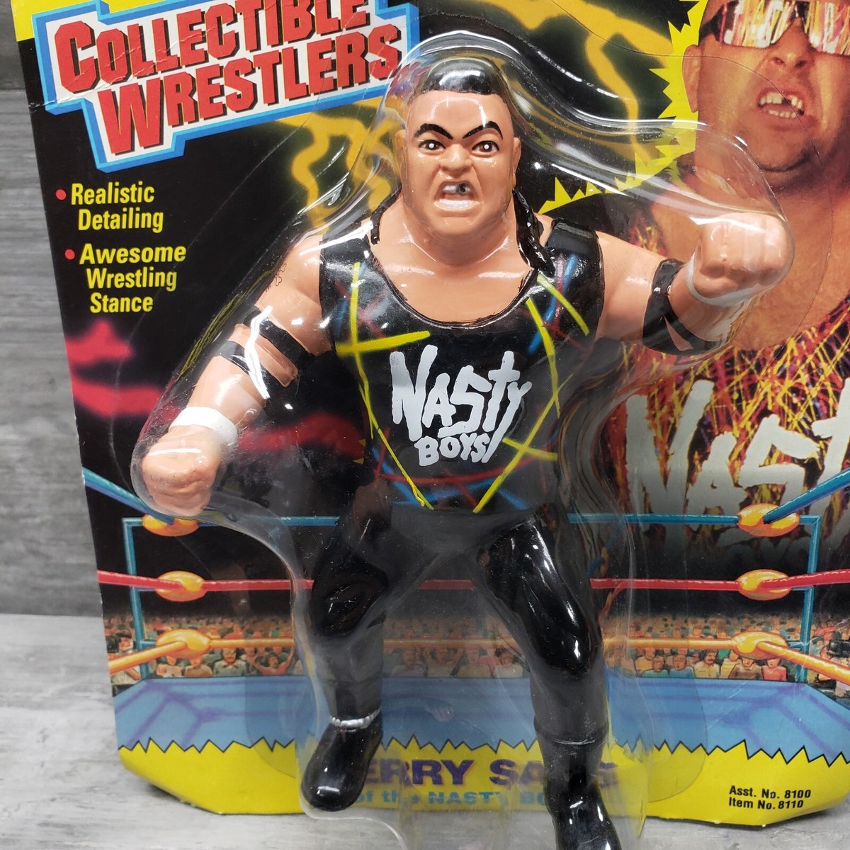 VINTAGE 1994 WCW OSFTM NASTY BOYS JERRY SAGS FIGURE RETRO NWO NWA