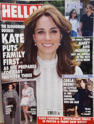 Hello! UK Oct 16 2017 #1503 Kate Puts Family First FREE SHIPPING CB