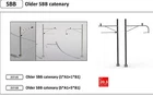 * DE - N-train - ref.217.02 - SBB H-profile mast old boom (A + B) (10 pieces)