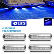 LED Waterproof Marine Boat Light Stainless Steel Underwater Pontoon Transom Lamp
