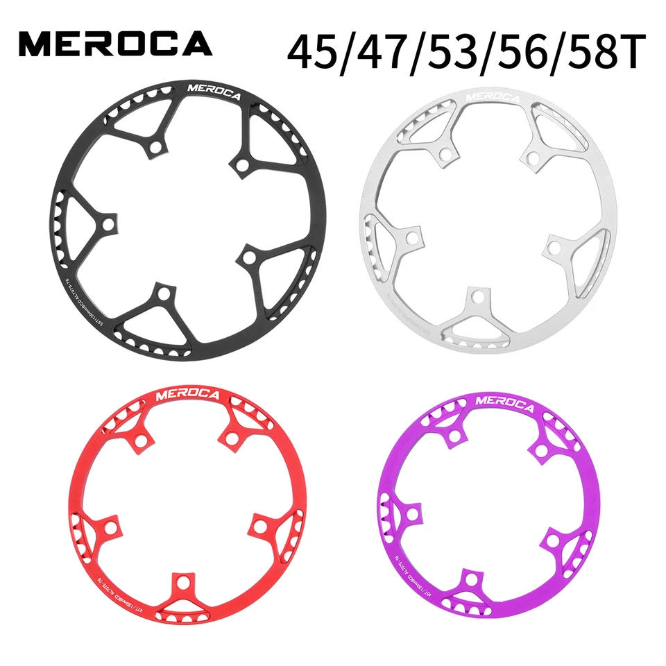 Platos plegables para bicicleta de carretera MEROCA 130BCD 45/47/53/56/58T Foto 3 de 4