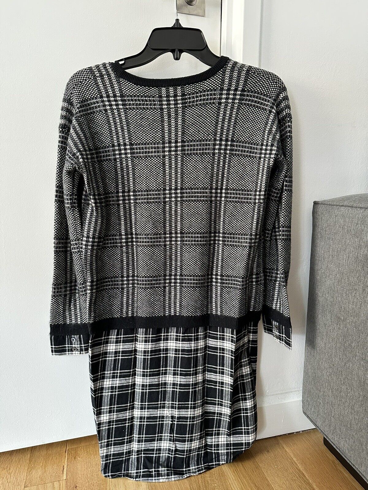 Soft Joie Dinay Sweater Dress Long Sleeve Layered… - image 5